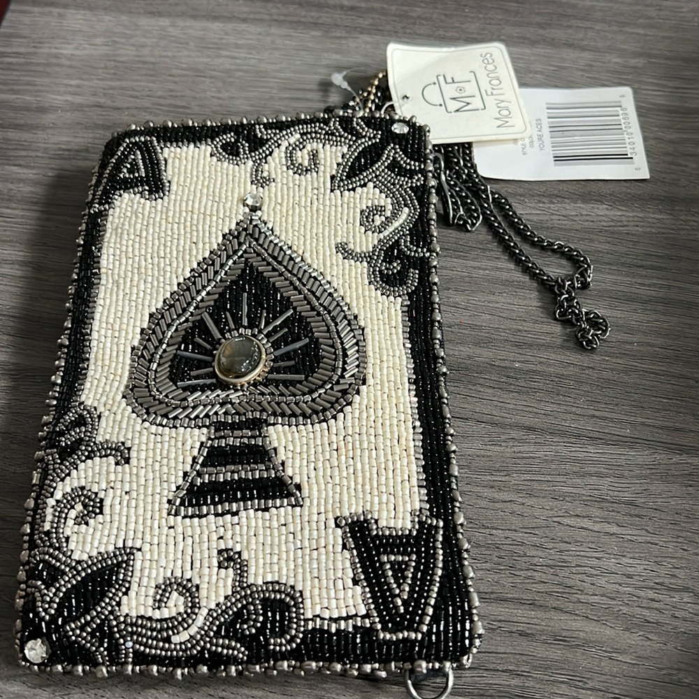 Mary Frances You’re Aces Crossbody Phone Bag